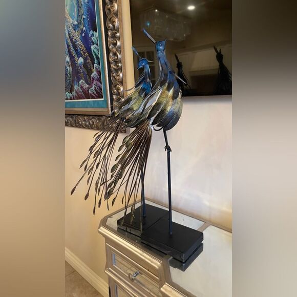 DESIGNER PEACOCK Metal Decor! - Picture 16 of 17